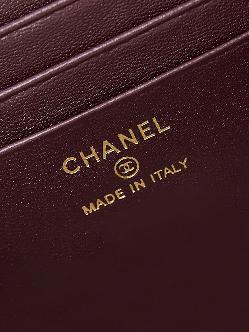 シャネル 新作バッグ 超N品 CHANEL バニティ チェーンショルダーバッグ マトラッセ ラムスキン ワインレッド AP4168 B17675 NZG79 - 画像 (2)