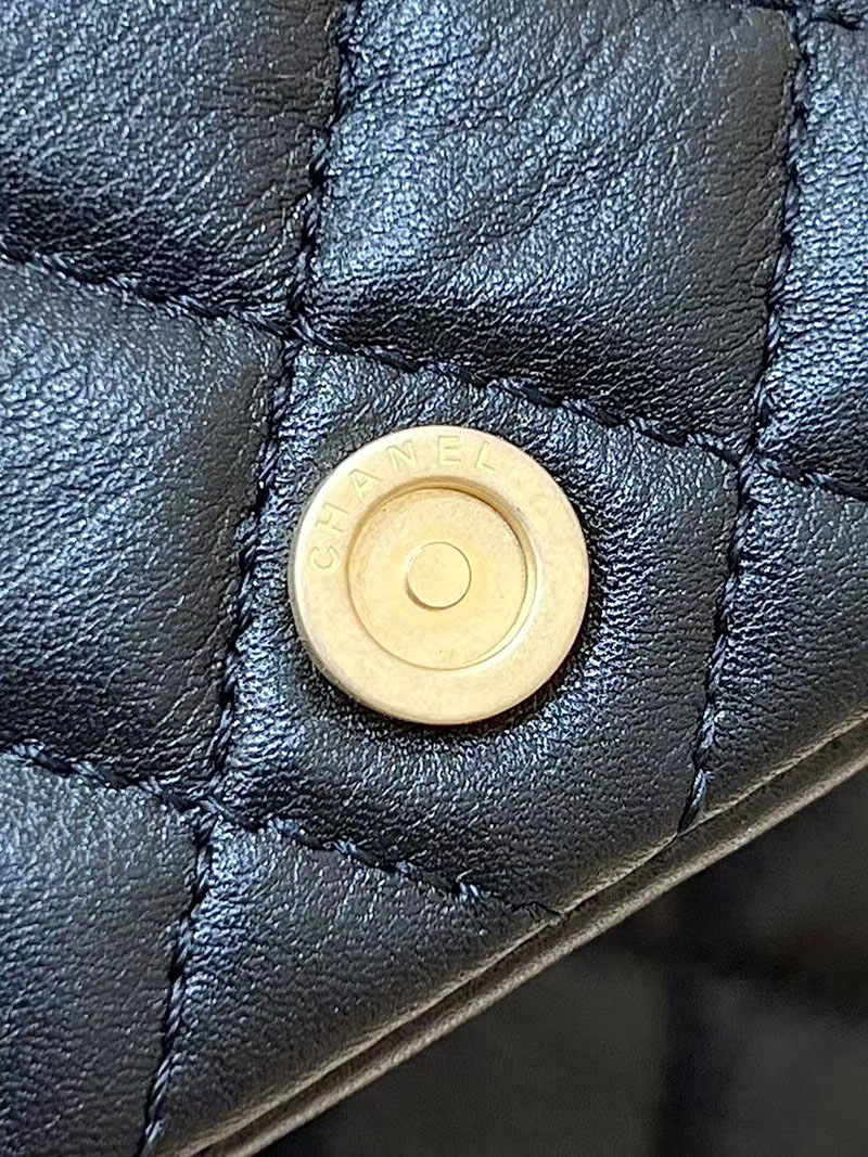 シャネル 新作バッグ H品 CHANEL リュック サック バックパック スモール ミニ ラムスキン ブラック AS3947 B11035 94305 - 画像 (2)