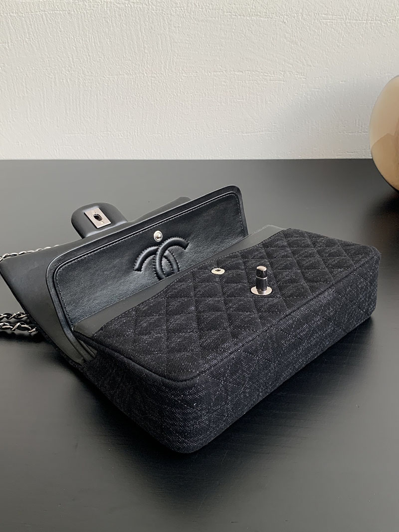 シャネル 新作バッグ H品 CHANEL マトラッセ 25 CC ココプリント キャンバス シングル フラップ デニム A01112 B18200 NZL83 - 画像 (7)