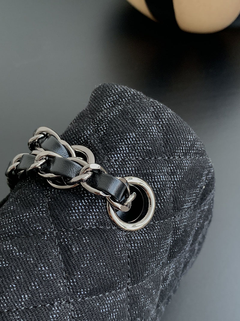 シャネル 新作バッグ H品 CHANEL マトラッセ 25 CC ココプリント キャンバス シングル フラップ デニム A01112 B18200 NZL83 - 画像 (3)
