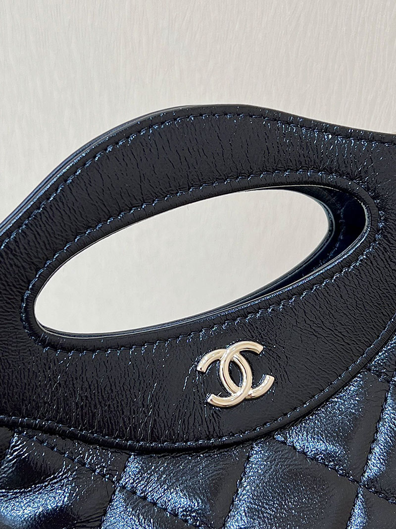 シャネル 新作バッグ H品 CHANEL 24S CHANEL31 ミニショッピングバッグ 横長 ブラック AS4133 2520290 CHANEL 31 bag - 画像 (4)