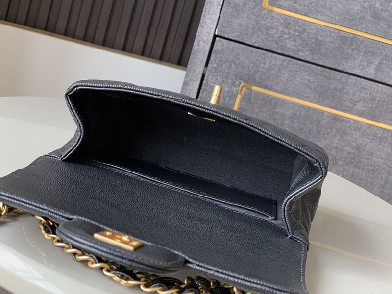 シャネル 新作バッグ H品 CHANEL 25P ミニ フラップ バッグ マトラッセ チェーンショルダーバッグ ブラック AS5239 B19405 NADOL - 画像 (3)