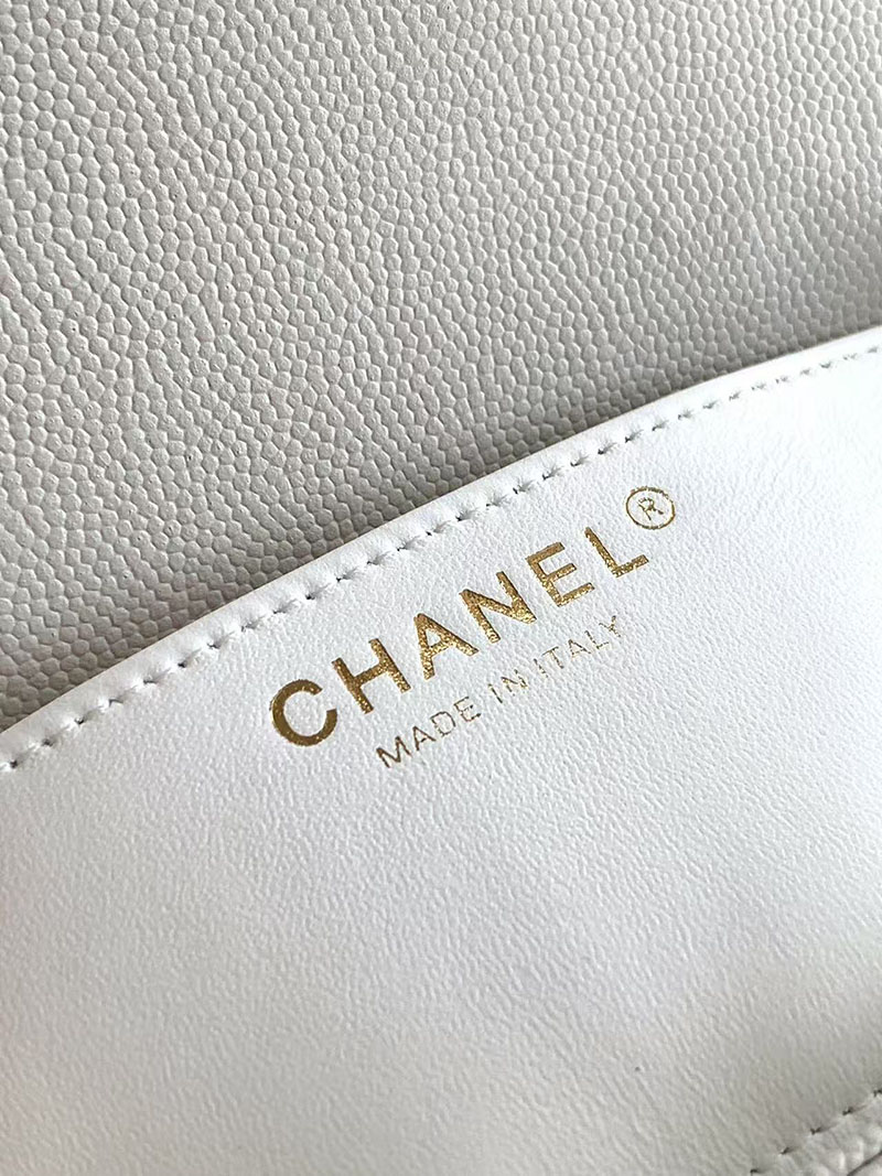 シャネル 新作バッグ H品 CHANEL 25P ミニ フラップ バッグ マトラッセ チェーンショルダーバッグ ホワイト AS5239 B19405 10601 - 画像 (2)