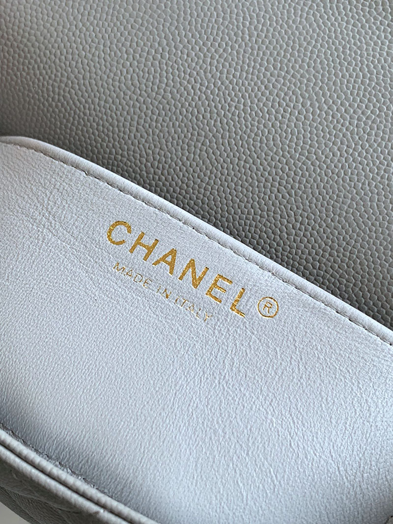 シャネル 新作バッグ H品 CHANEL 25P ミニ フラップ バッグ マトラッセ チェーンショルダーバッグ ライトブルー AS5239 B19405 N0195 - 画像 (2)