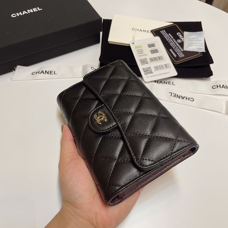 シャネルで人気の財布 CHANEL レディース MATELASSE マトラッセ ミディアム ココマーク メタルロゴ AP0232 Y01864 C3906 - 画像 (6)