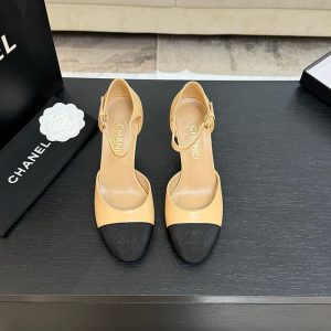 シャネル パンプス バイカラー