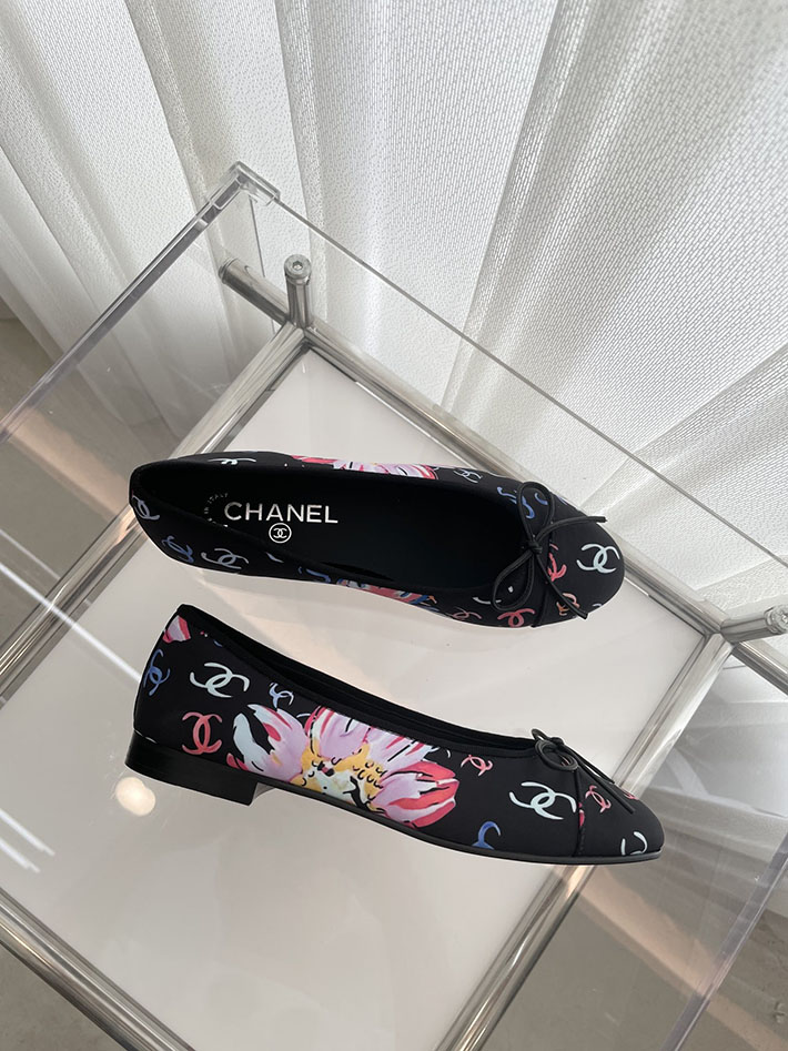 最高級シャネルスーパーコピー靴 シャネルバレリーナコピー バレリーナ フラットシューズ ブラック & マルチカラー G02819 B16622 NX902 - 画像 (5)