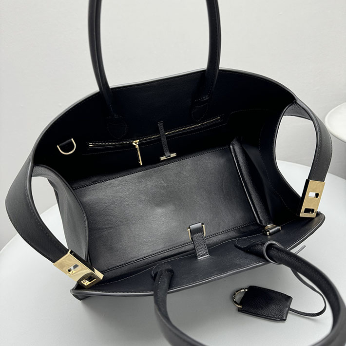 FERRAGAMO 新作バッグ フェラガモ バッグ アウトレット Hug ハンドバッグ(S) 215608 766758 Ferragamo バッグ アウトレット - 画像 (4)