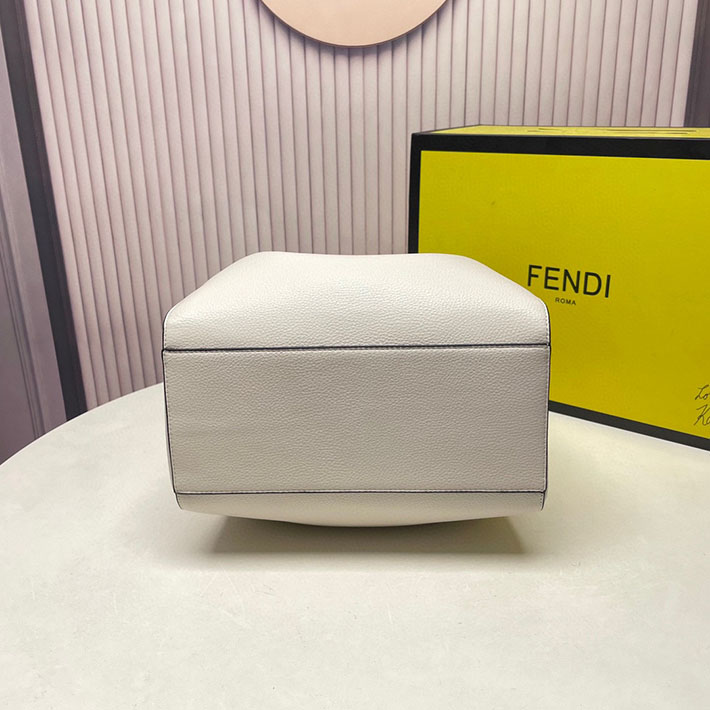 最高級フェンディスーパーコピー フェンディバッグコピー Fendi Origami ミディアム ホワイトレザー 変形バッグ 8BH414APZAF0K7E - 画像 (5)
