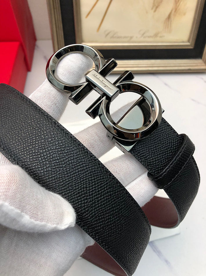 最高級フェラガモスーパーコピー フェラガモベルトコピー Salvatore Ferragamo リバーシブル レザー 本革 2520646 Ferragamo ベルト アウトレット - 画像 (8)