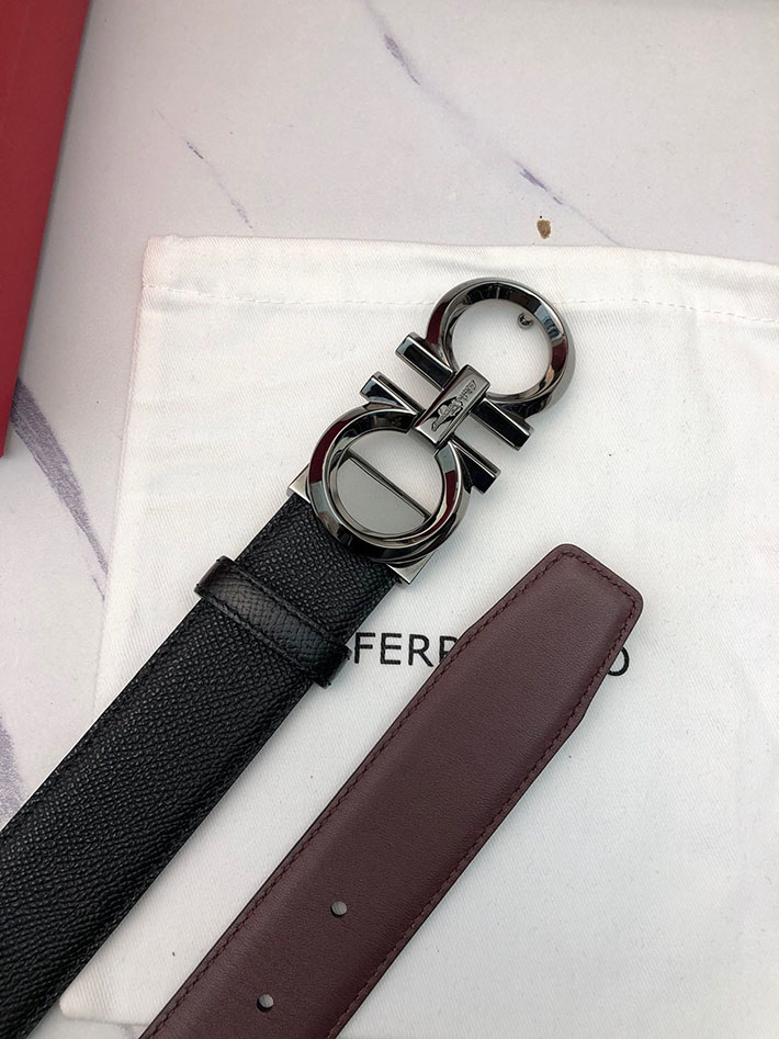 最高級フェラガモスーパーコピー フェラガモベルトコピー Salvatore Ferragamo リバーシブル レザー 本革 2520646 Ferragamo ベルト アウトレット - 画像 (4)