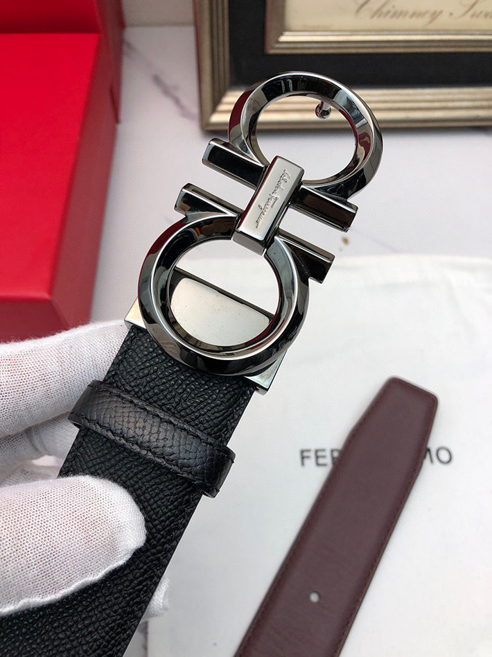 最高級フェラガモスーパーコピー フェラガモベルトコピー Salvatore Ferragamo リバーシブル レザー 本革 2520646 Ferragamo ベルト アウトレット - 画像 (3)