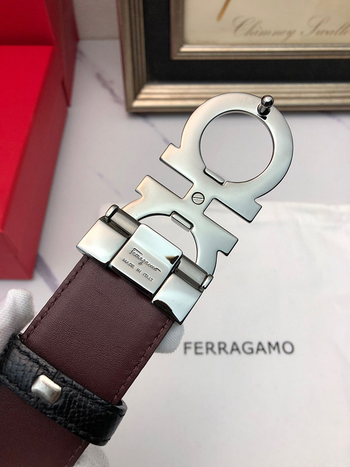 最高級フェラガモスーパーコピー フェラガモベルトコピー Salvatore Ferragamo リバーシブル レザー 本革 2520646 Ferragamo ベルト アウトレット - 画像 (2)