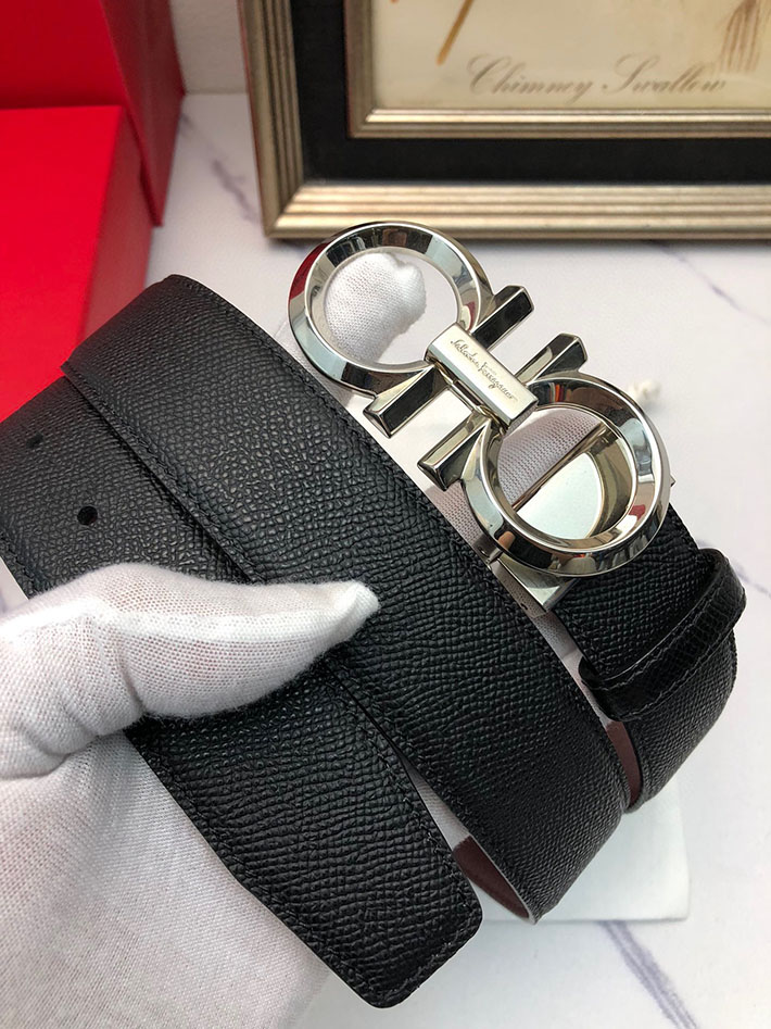 最高級フェラガモスーパーコピー フェラガモベルトコピー Salvatore Ferragamo リバーシブル レザー 本革 2520648 革ベルト メンズ 人気 - 画像 (7)