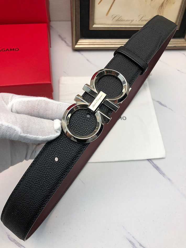 最高級フェラガモスーパーコピー フェラガモベルトコピー Salvatore Ferragamo リバーシブル レザー 本革 2520648 革ベルト メンズ 人気 - 画像 (5)