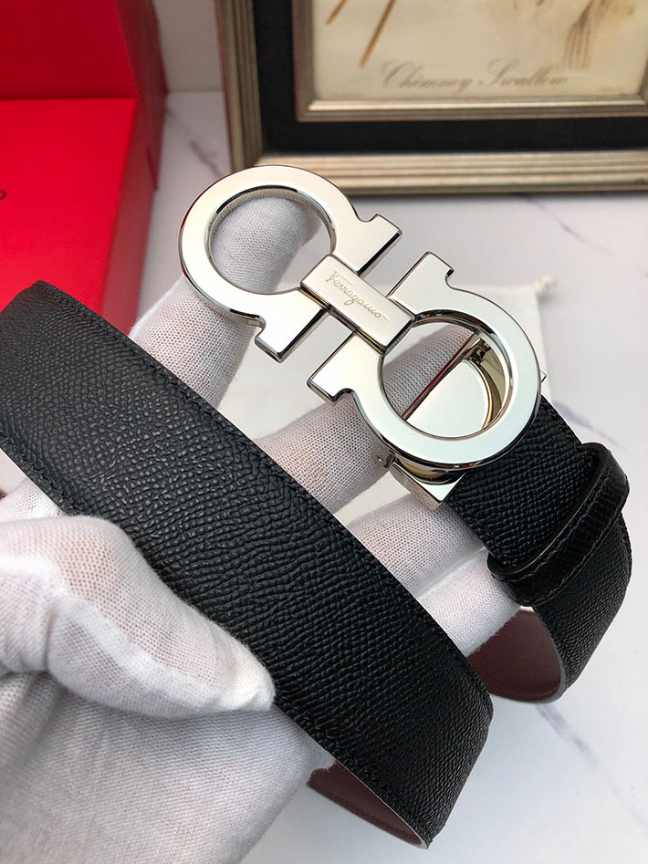 最高級フェラガモスーパーコピー フェラガモベルトコピー Salvatore Ferragamo リバーシブル レザー 本革 2520650 革ベルト 日本製 ブランド - 画像 (8)