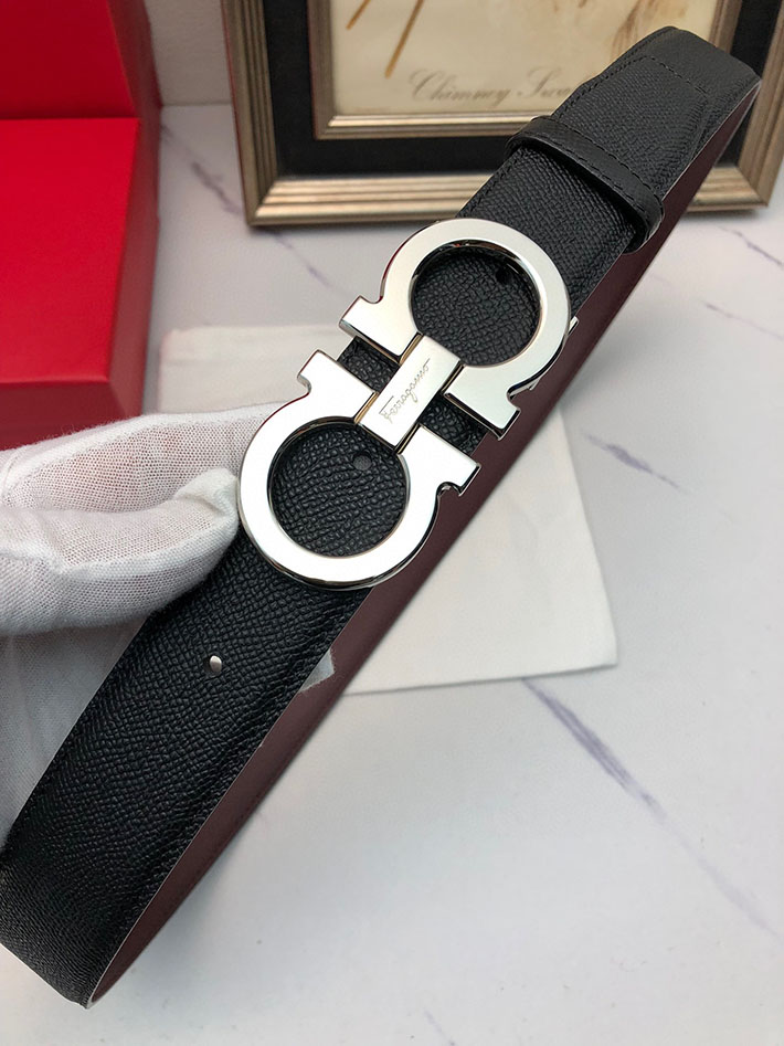 最高級フェラガモスーパーコピー フェラガモベルトコピー Salvatore Ferragamo リバーシブル レザー 本革 2520650 革ベルト 日本製 ブランド - 画像 (6)