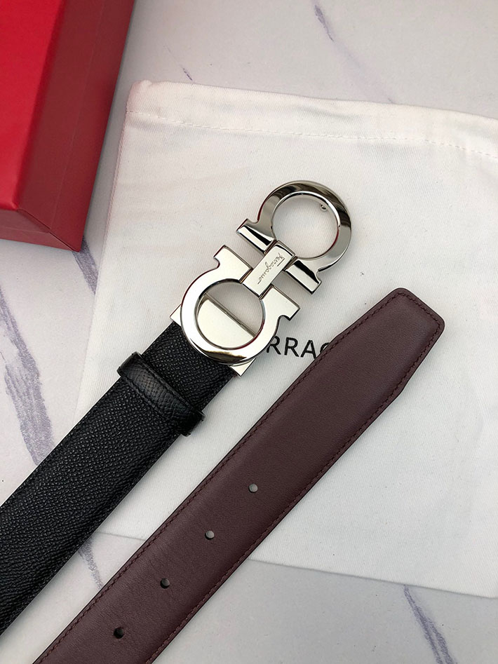 最高級フェラガモスーパーコピー フェラガモベルトコピー Salvatore Ferragamo リバーシブル レザー 本革 2520650 革ベルト 日本製 ブランド - 画像 (4)