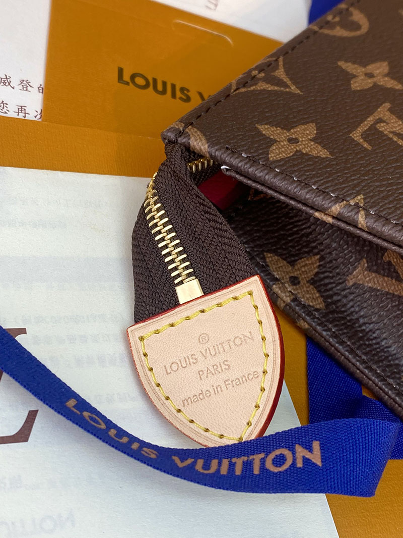 最高級ルイヴィトンスーパーコピー ルイヴィトンバッグコピー クラッチ モノグラム LV × TM トリオ・ポッシュ・トワレ M13746 - 画像 (2)