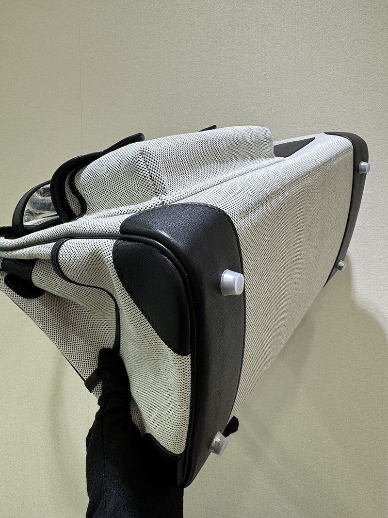 エルメス HERMES バーキン 35cm カーゴ エクリュ×クロ トワルゴエラン×スイフト シルバー金具 2520782 バーキン35 メンズ - 画像 (5)
