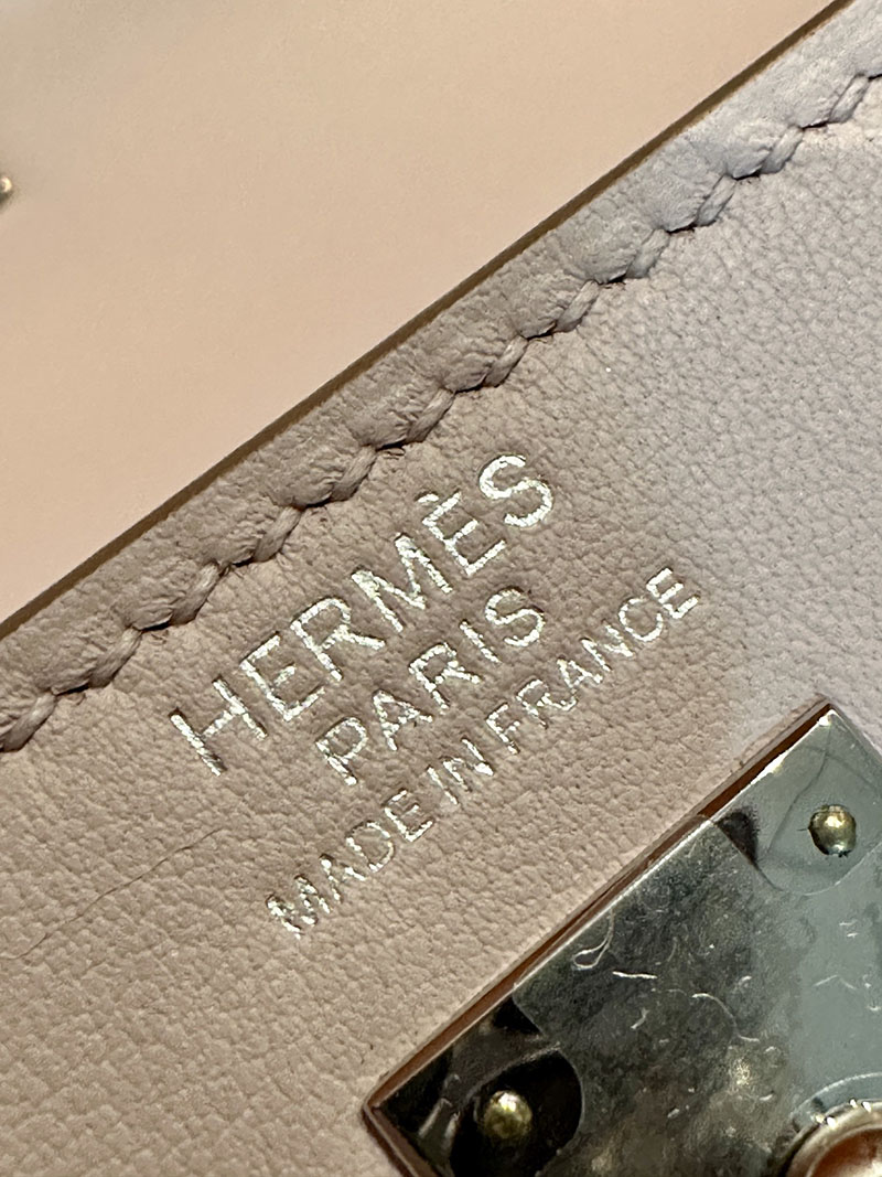 エルメス 専門店 おすすめ HERMES ケリー25 内縫い モーヴペール スイフト シルバー金具 2520834 ケリー25 欲しい - 画像 (2)