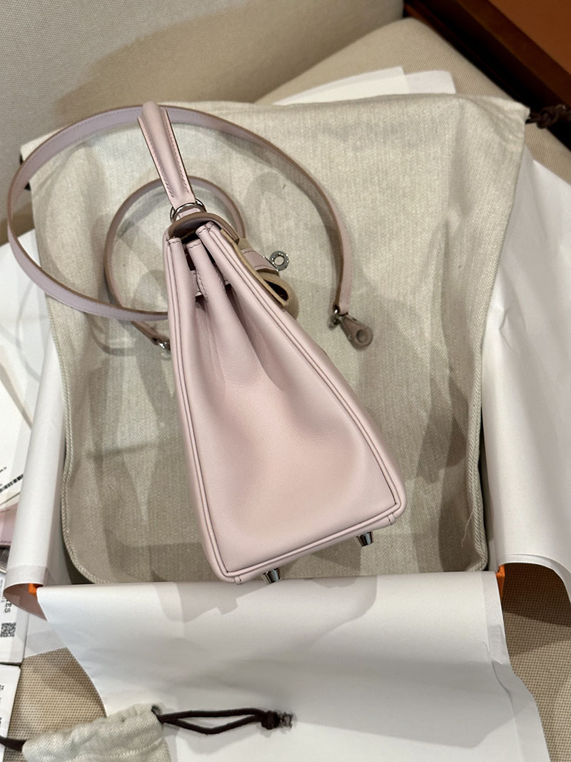エルメス 専門店 おすすめ HERMES ケリー25 内縫い モーヴペール スイフト シルバー金具 2520834 ケリー25 欲しい - 画像 (11)