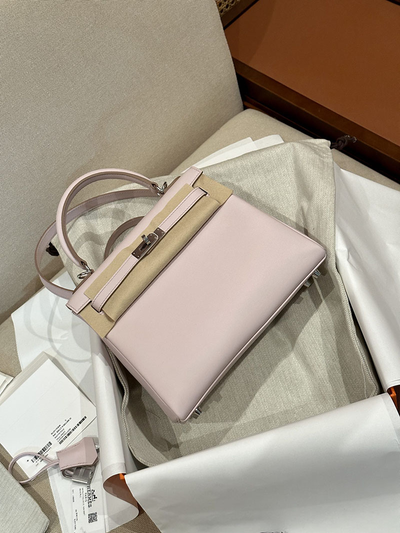 エルメス 専門店 おすすめ HERMES ケリー25 内縫い モーヴペール スイフト シルバー金具 2520834 ケリー25 欲しい - 画像 (10)