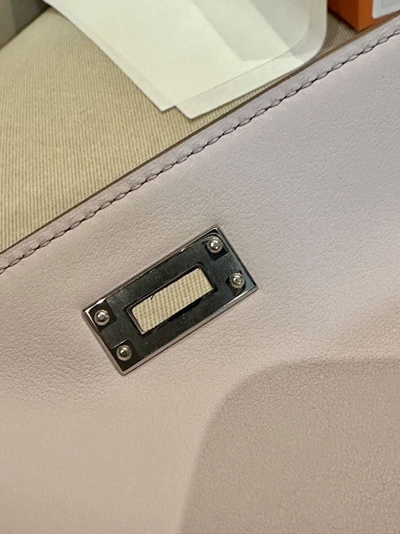 エルメス 専門店 おすすめ HERMES ケリー25 内縫い モーヴペール スイフト シルバー金具 2520834 ケリー25 欲しい - 画像 (5)