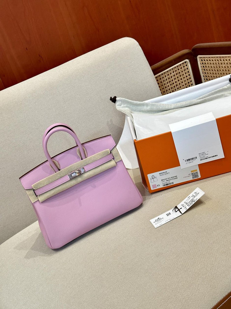 エルメス アウトレット 店舗 HERMES バーキン25 モーヴシルベストル スイフト ゴールド金具 2520843 ハンドバッグ バーキン - 画像 (4)