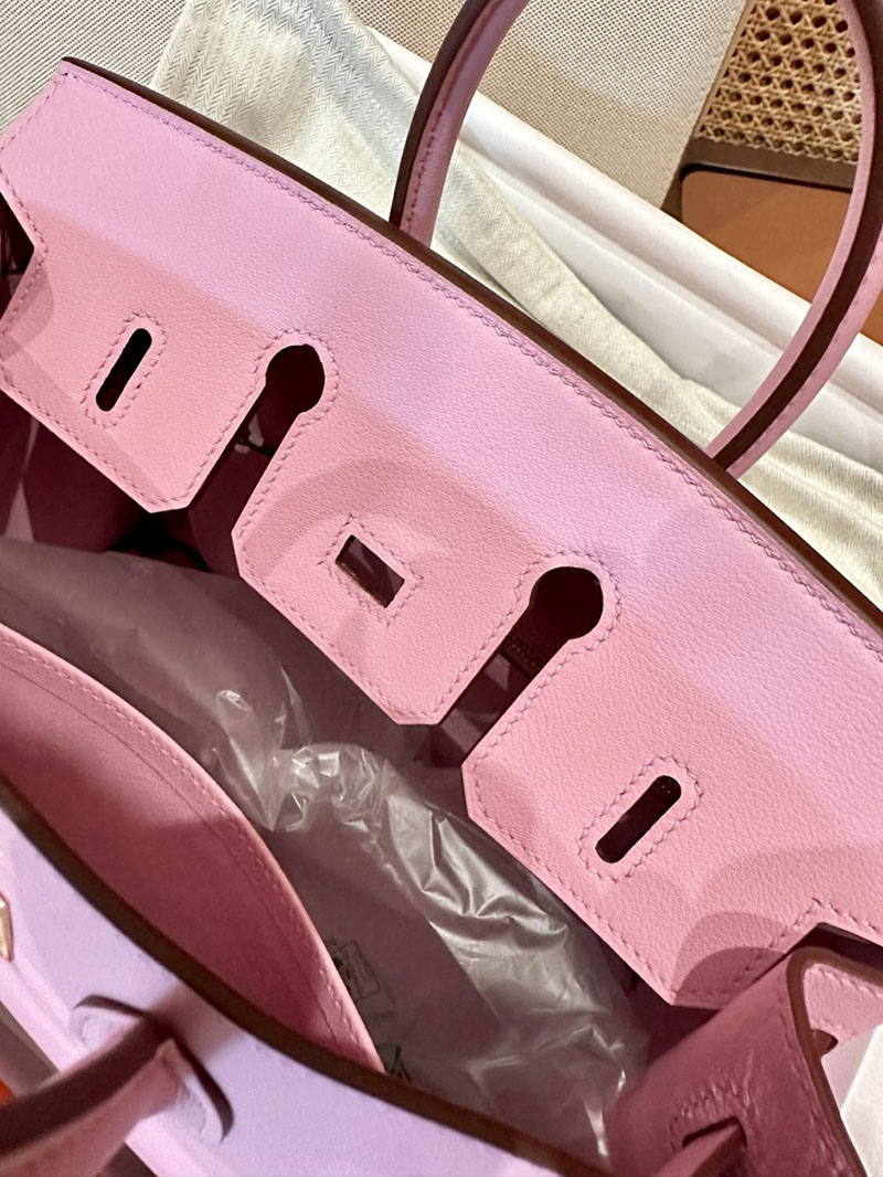 エルメス アウトレット 店舗 HERMES バーキン25 モーヴシルベストル スイフト ゴールド金具 2520843 ハンドバッグ バーキン - 画像 (10)