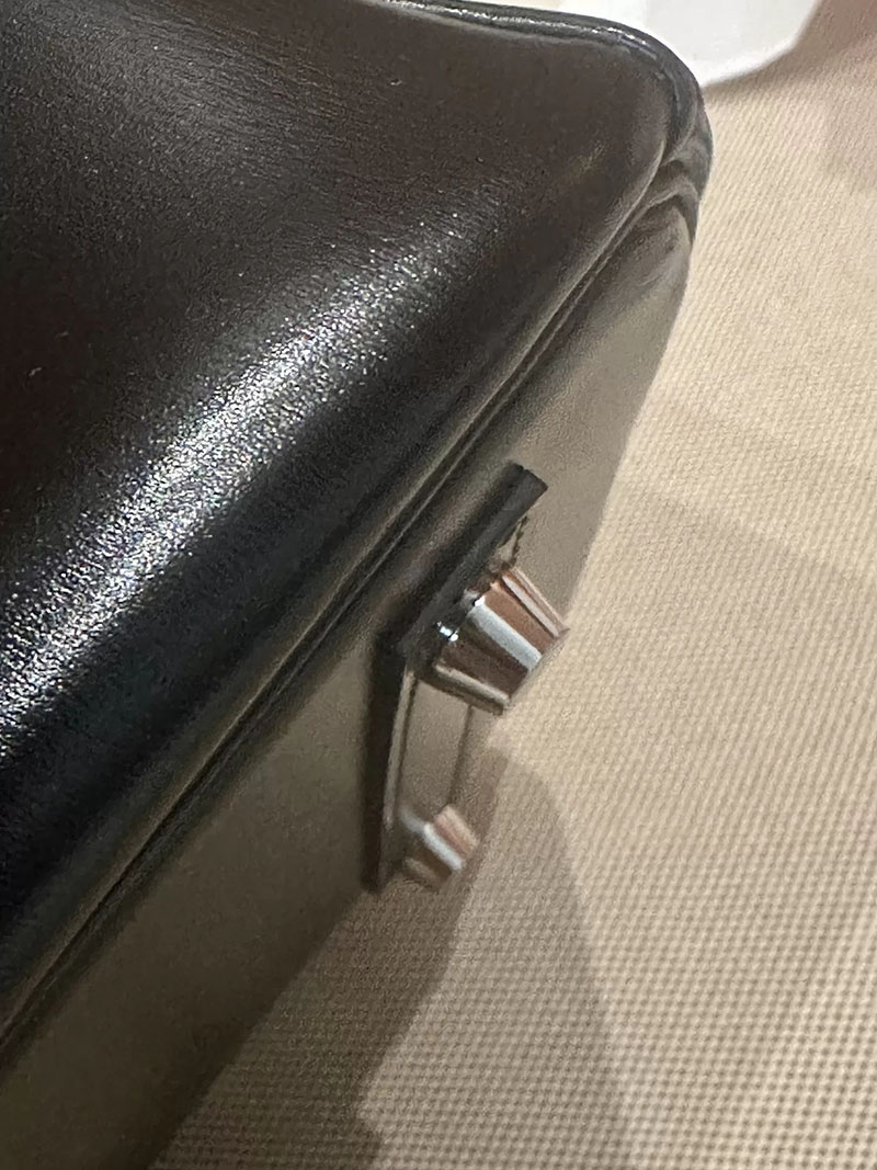 エルメス アウトレット 店舗 HERMES バーキン30 黒 ブラック ボックスカーフ シルバー金具 2520864 エルメス バーキン30 定価 - 画像 (9)