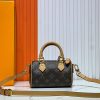 ルイヴィトン モノグラム ナノ スピーディ ブラウン M81085 ボストンバッグ バッグレディース lv301001 N品 ルイヴィトン アウトレット 店舗 - 画像 (5)