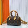 ルイヴィトン モノグラム ナノ スピーディ ブラウン M81085 ボストンバッグ バッグレディース lv301001 N品 ルイヴィトン アウトレット 店舗 - 画像 (4)