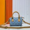 ルイヴィトン モノグラム ナノ スピーディ ブルーデニム M81085 ボストンバッグ バッグレディース lv301002 N品 ルイヴィトン アウトレット 店舗 - 画像 (5)
