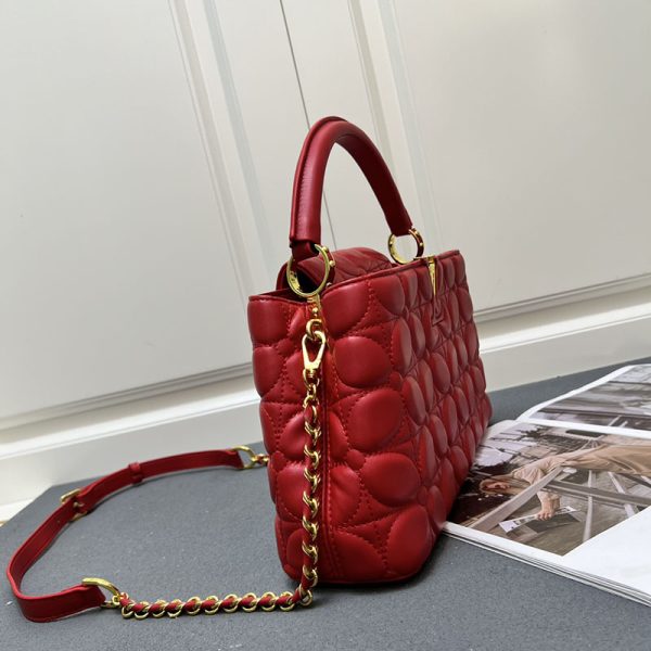 ルイヴィトン カプシーヌ MM レディース レッド ハンドバッグ lv301004 N品 カプシーヌmm ヴィトン - 画像 (7)