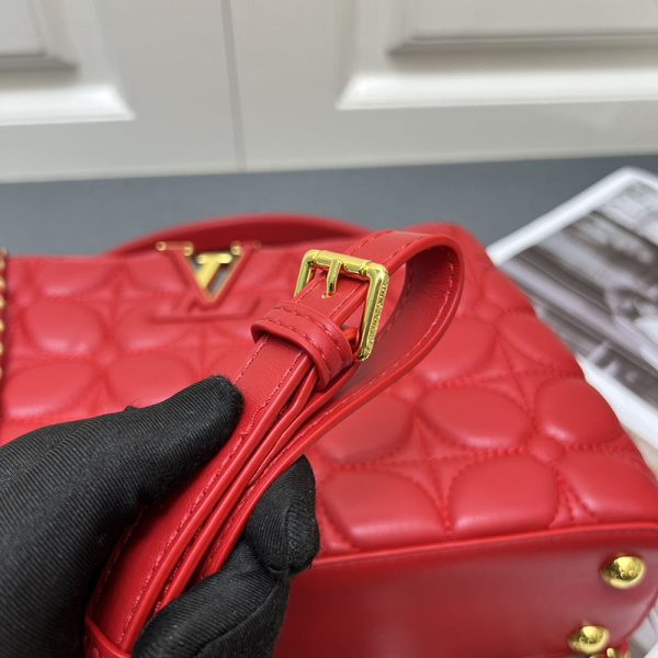 ルイヴィトン カプシーヌ MM レディース レッド ハンドバッグ lv301004 N品 カプシーヌmm ヴィトン - 画像 (4)