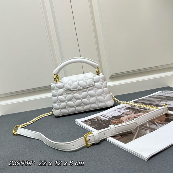 ルイヴィトン カプシーヌ EW MINI 2WAY ショルダーバッグ ハンドバッグ ホワイト lv301005 N品 ルイヴィトン カプシーヌミニ - 画像 (9)