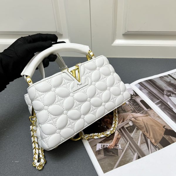 ルイヴィトン カプシーヌ EW MINI 2WAY ショルダーバッグ ハンドバッグ ホワイト lv301005 N品 ルイヴィトン カプシーヌミニ - 画像 (8)