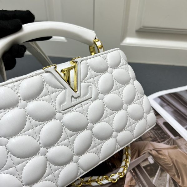 ルイヴィトン カプシーヌ EW MINI 2WAY ショルダーバッグ ハンドバッグ ホワイト lv301005 N品 ルイヴィトン カプシーヌミニ - 画像 (6)