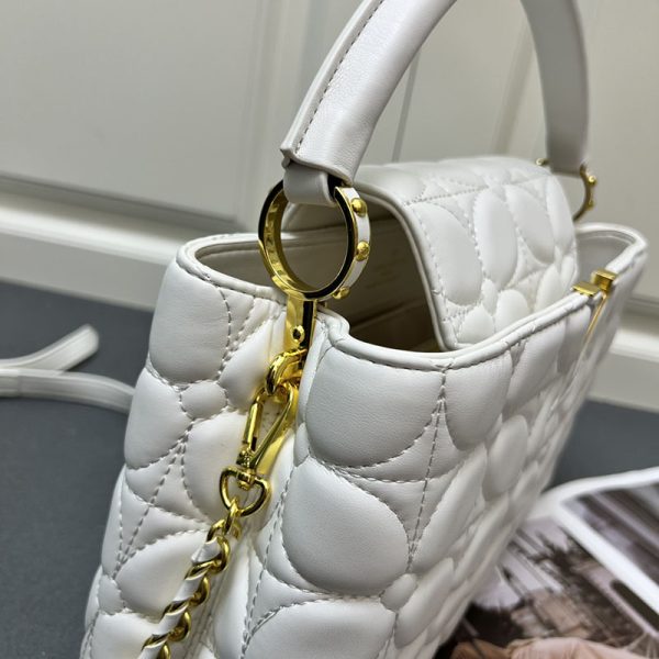 ルイヴィトン カプシーヌ MM レディース ホワイト ハンドバッグ lv301006 N品 カプシーヌmm ヴィトン - 画像 (5)