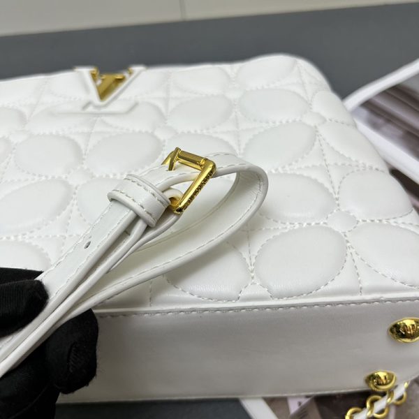 ルイヴィトン カプシーヌ MM レディース ホワイト ハンドバッグ lv301006 N品 カプシーヌmm ヴィトン - 画像 (4)