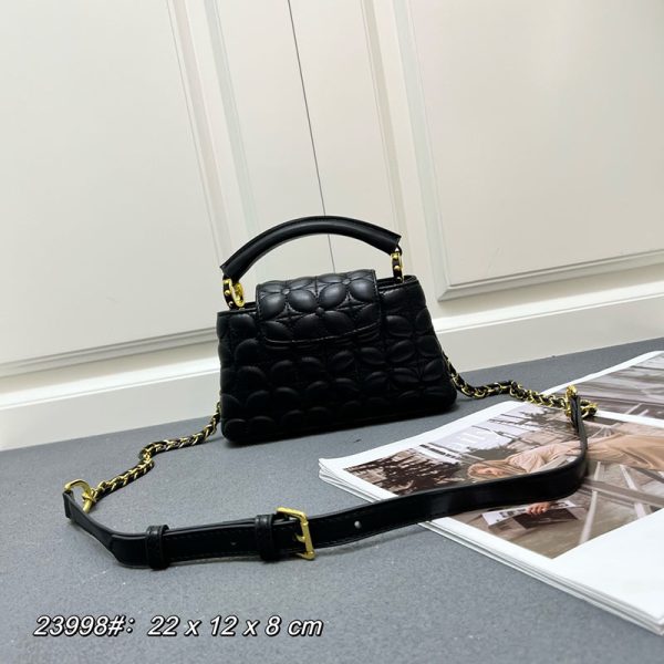 ルイヴィトン カプシーヌ EW MINI 2WAY ショルダーバッグ ハンドバッグ ブラック lv301007 N品 ルイヴィトン カプシーヌミニ - 画像 (9)