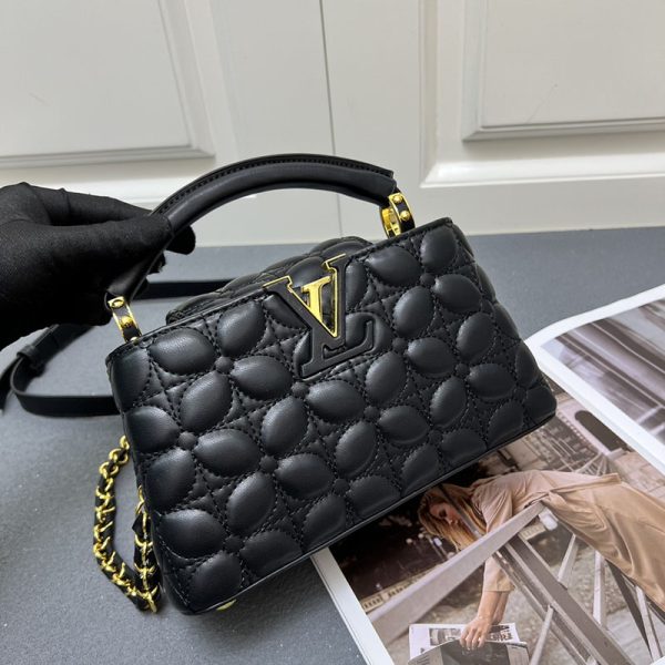 ルイヴィトン カプシーヌ EW MINI 2WAY ショルダーバッグ ハンドバッグ ブラック lv301007 N品 ルイヴィトン カプシーヌミニ - 画像 (7)