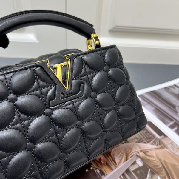 ルイヴィトン カプシーヌ EW MINI 2WAY ショルダーバッグ ハンドバッグ ブラック lv301007 N品 ルイヴィトン カプシーヌミニ - 画像 (6)