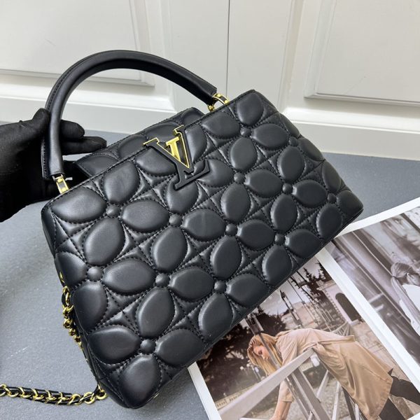 ルイヴィトン カプシーヌ MM レディース ブラック ハンドバッグ lv301008 N品 カプシーヌmm ヴィトン - 画像 (8)