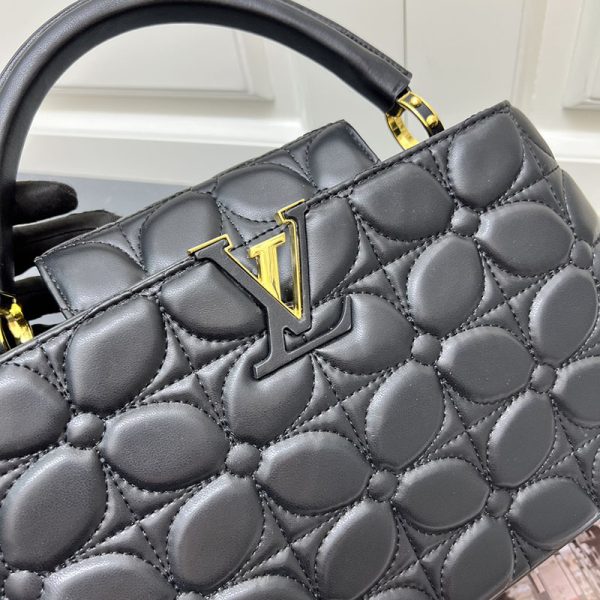 ルイヴィトン カプシーヌ MM レディース ブラック ハンドバッグ lv301008 N品 カプシーヌmm ヴィトン - 画像 (6)