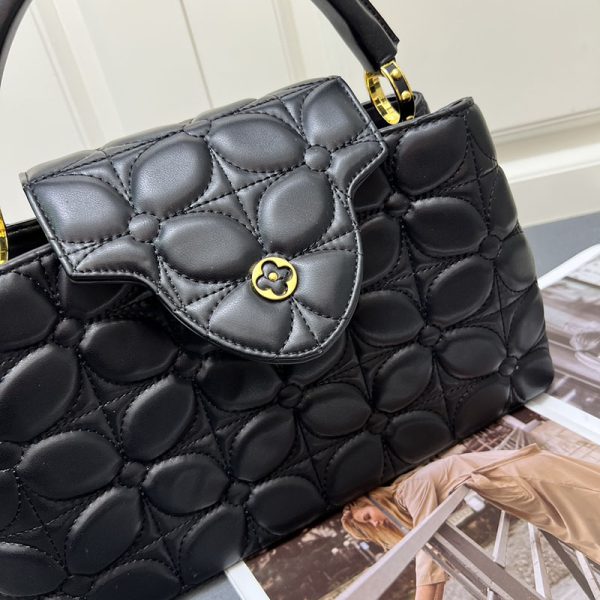 ルイヴィトン カプシーヌ MM レディース ブラック ハンドバッグ lv301008 N品 カプシーヌmm ヴィトン - 画像 (5)