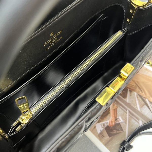 ルイヴィトン カプシーヌ MM レディース ブラック ハンドバッグ lv301008 N品 カプシーヌmm ヴィトン - 画像 (3)