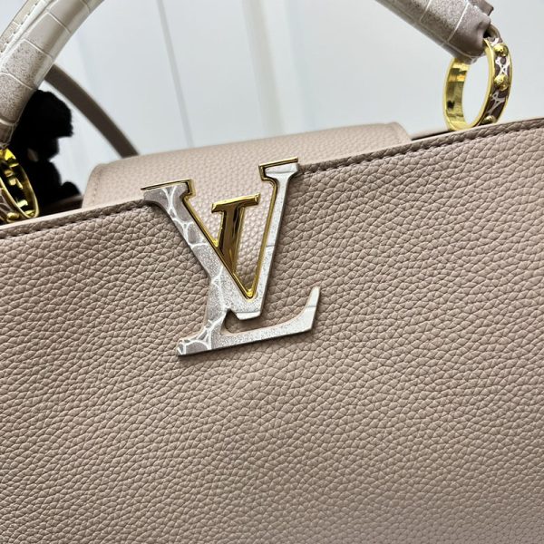 ルイヴィトン カプシーヌ BB モカ ブラウン M85920 トリヨンレザー lv301012 N品 ルイヴィトン カプシーヌbb - 画像 (7)
