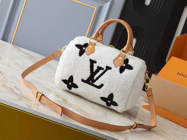 ルイヴィトン LV Ski スピーディ･バンドリエール 25 ホワイト/ブラック M23468 牛革 lv301016 N品 スピーディ バンドリエール 25 新作 - 画像 (8)